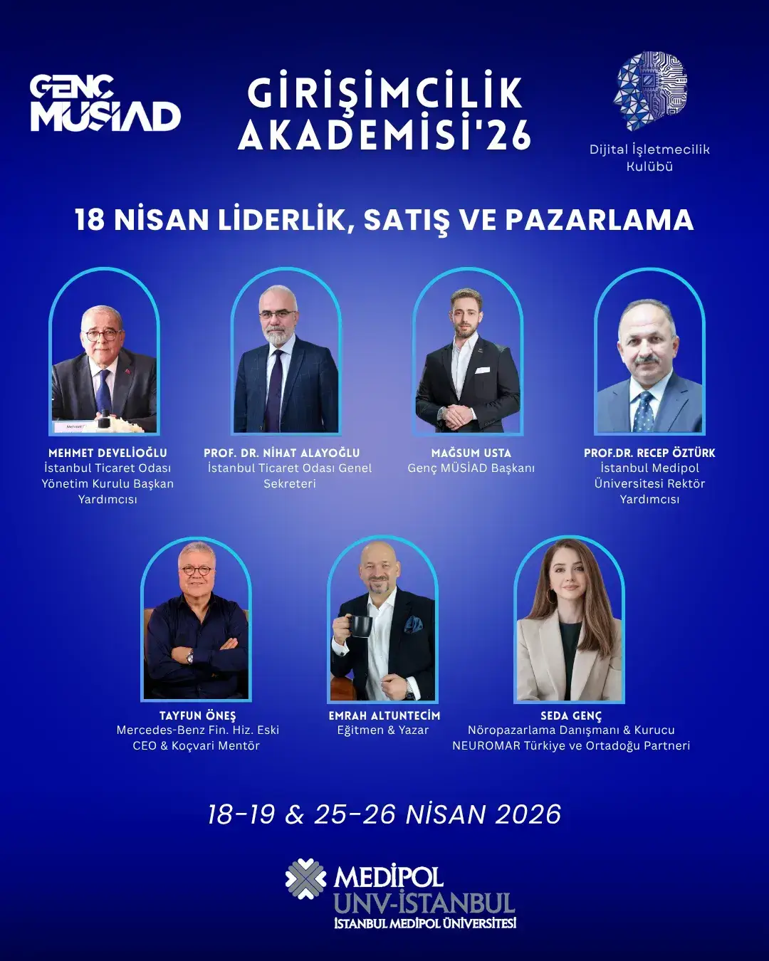 Girişimcilik Akademisi’26 (1.GÜN)  LİDERLİK, SATIŞ & PAZARLAMA